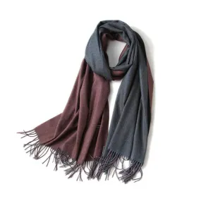 18 Colors, Double-side soft Cashmere scarves, shawls and wraps with Tassel