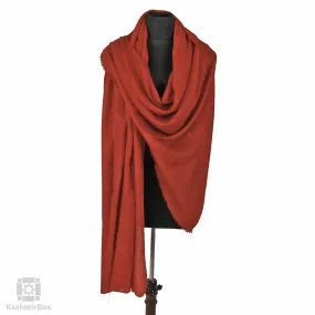 Berry Red Woolen Shawl