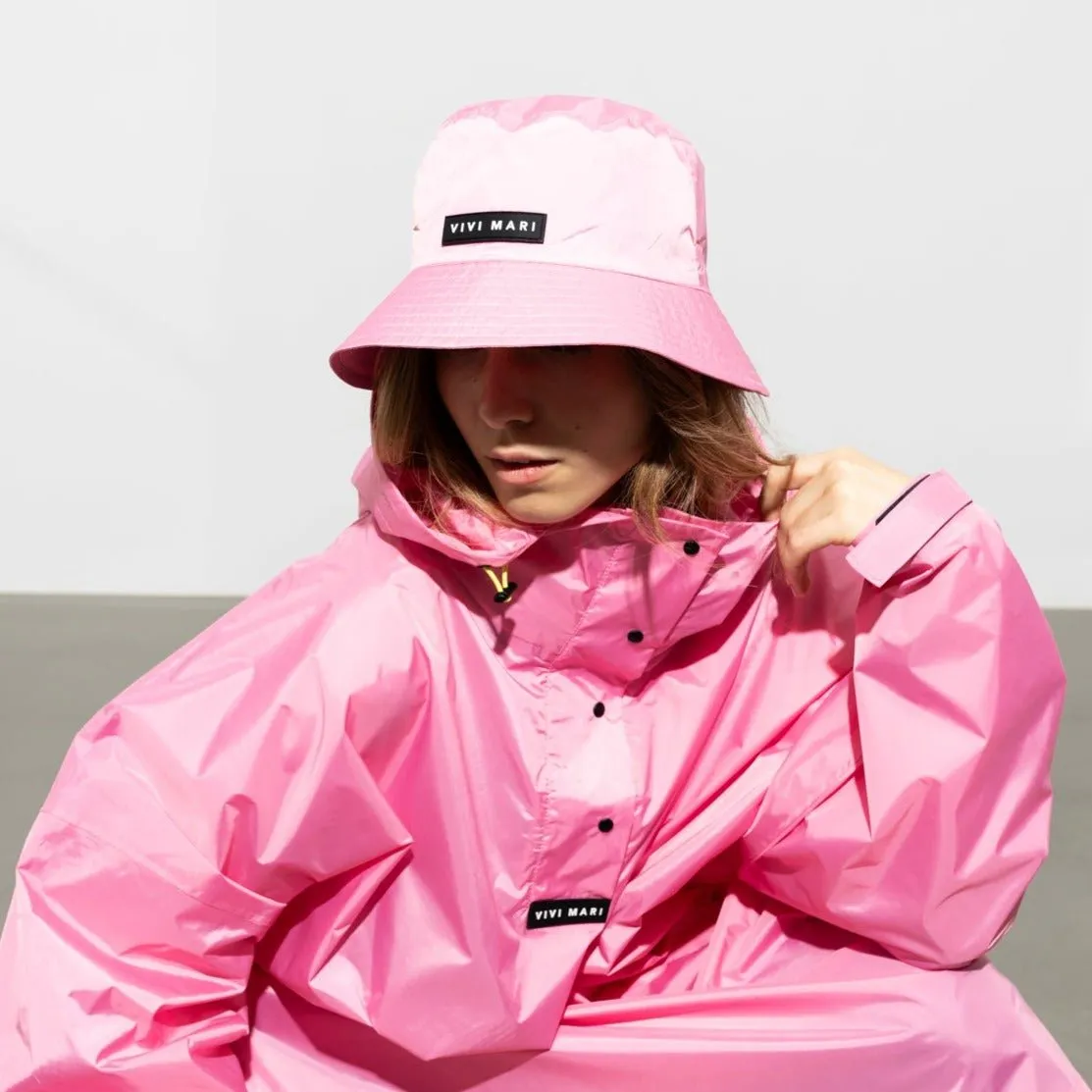 Bucket Hat solid soft pink