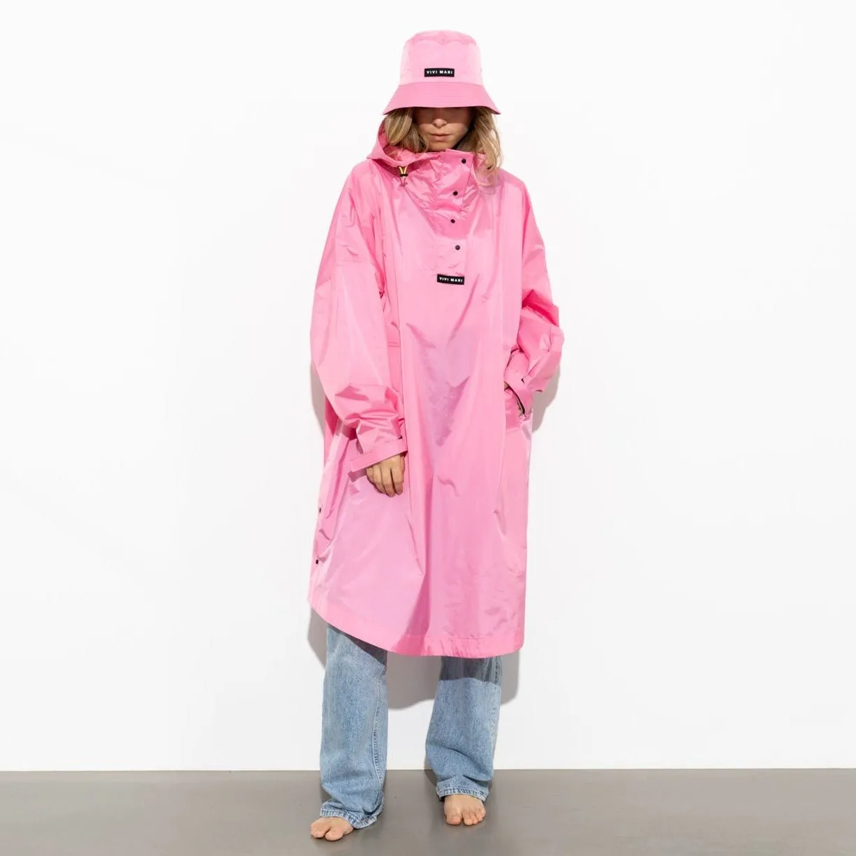 Bucket Hat solid soft pink