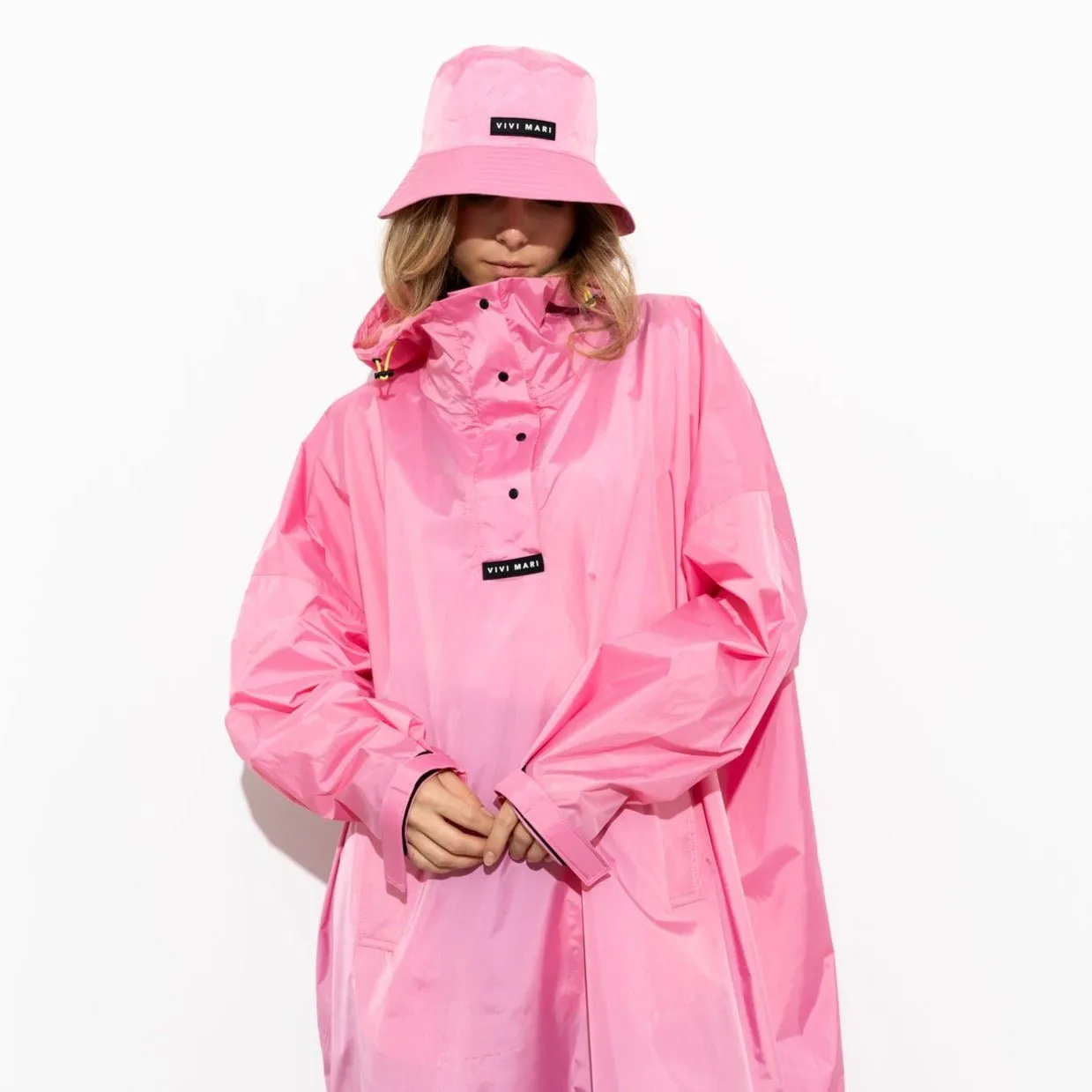 Bucket Hat solid soft pink