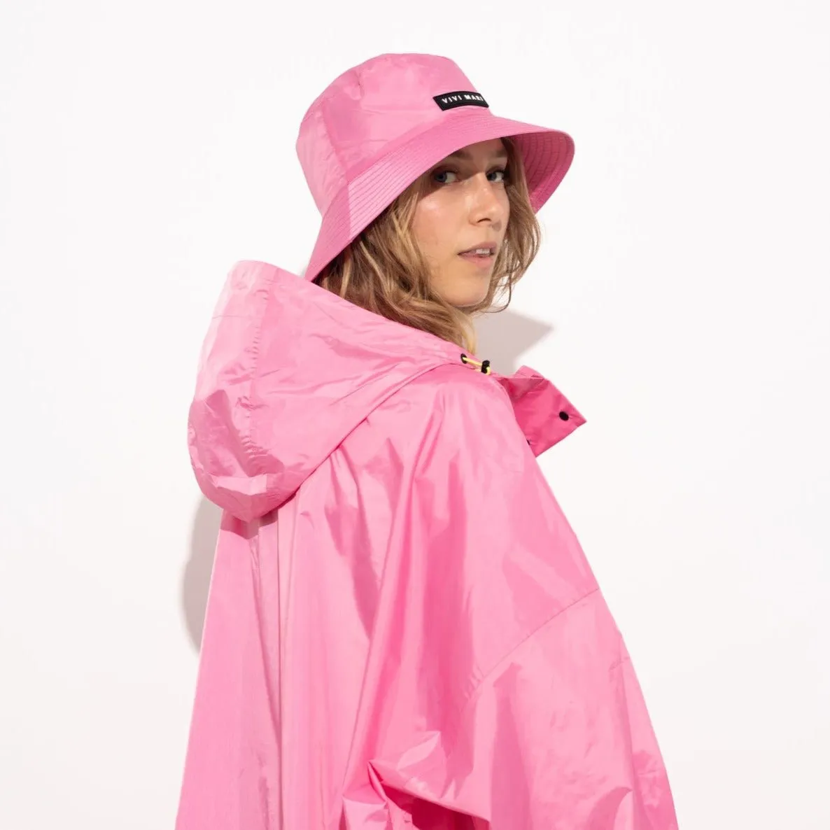 Bucket Hat solid soft pink