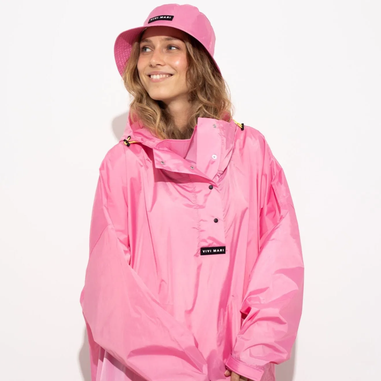 Bucket Hat solid soft pink