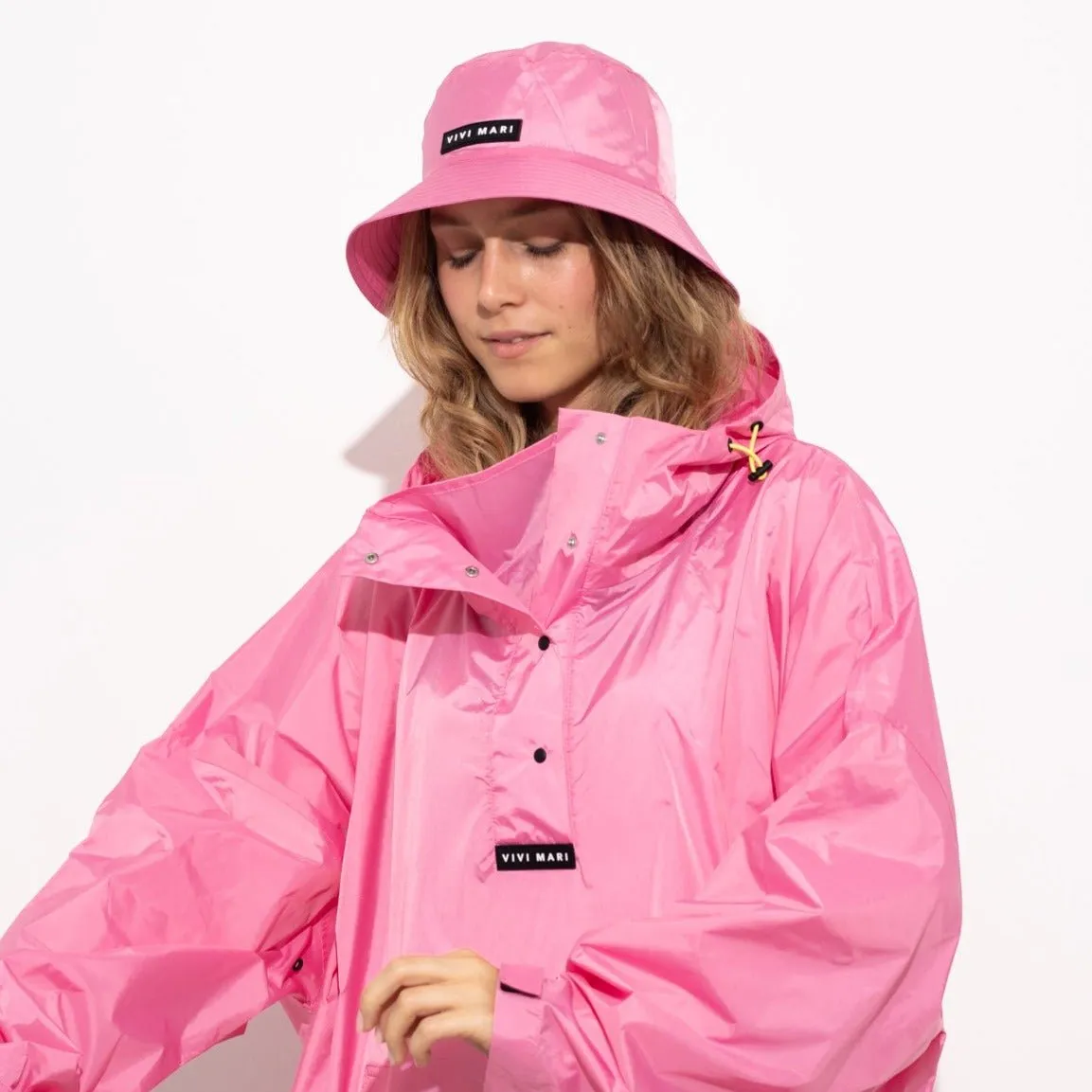 Bucket Hat solid soft pink