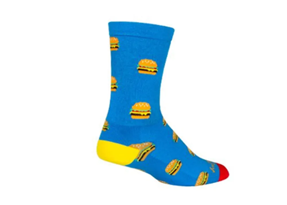 Burgers 6" Crew Socks