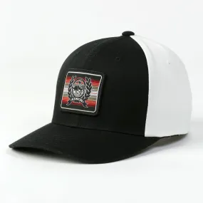 Cinch Black & White Flexfit Logo Cap