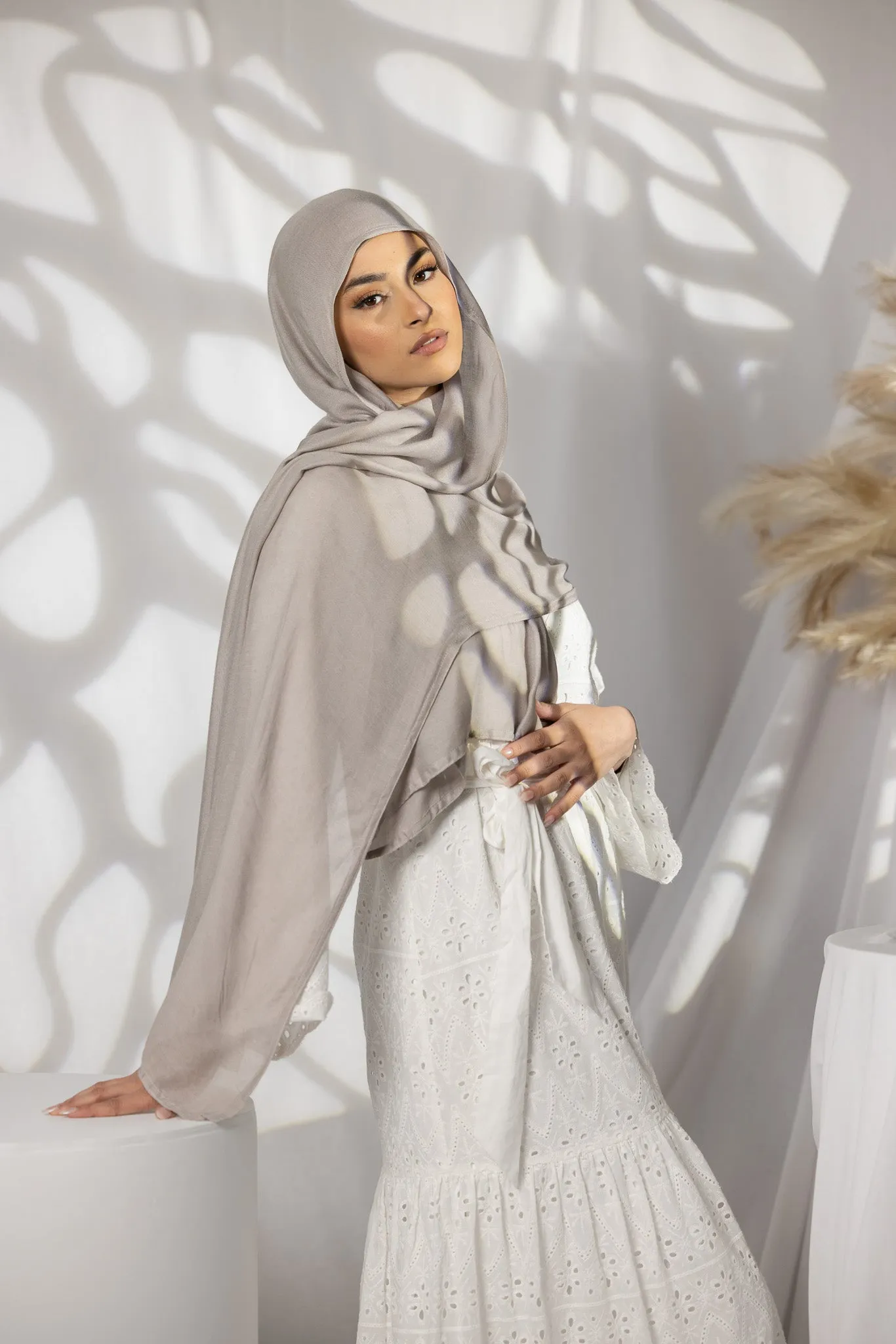 Cotton Modal Shawls - Shades of Grey