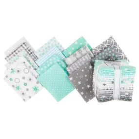 Cozy Cotton Flannels - Sweet Mint Colorstory Fat Quarter Bundle