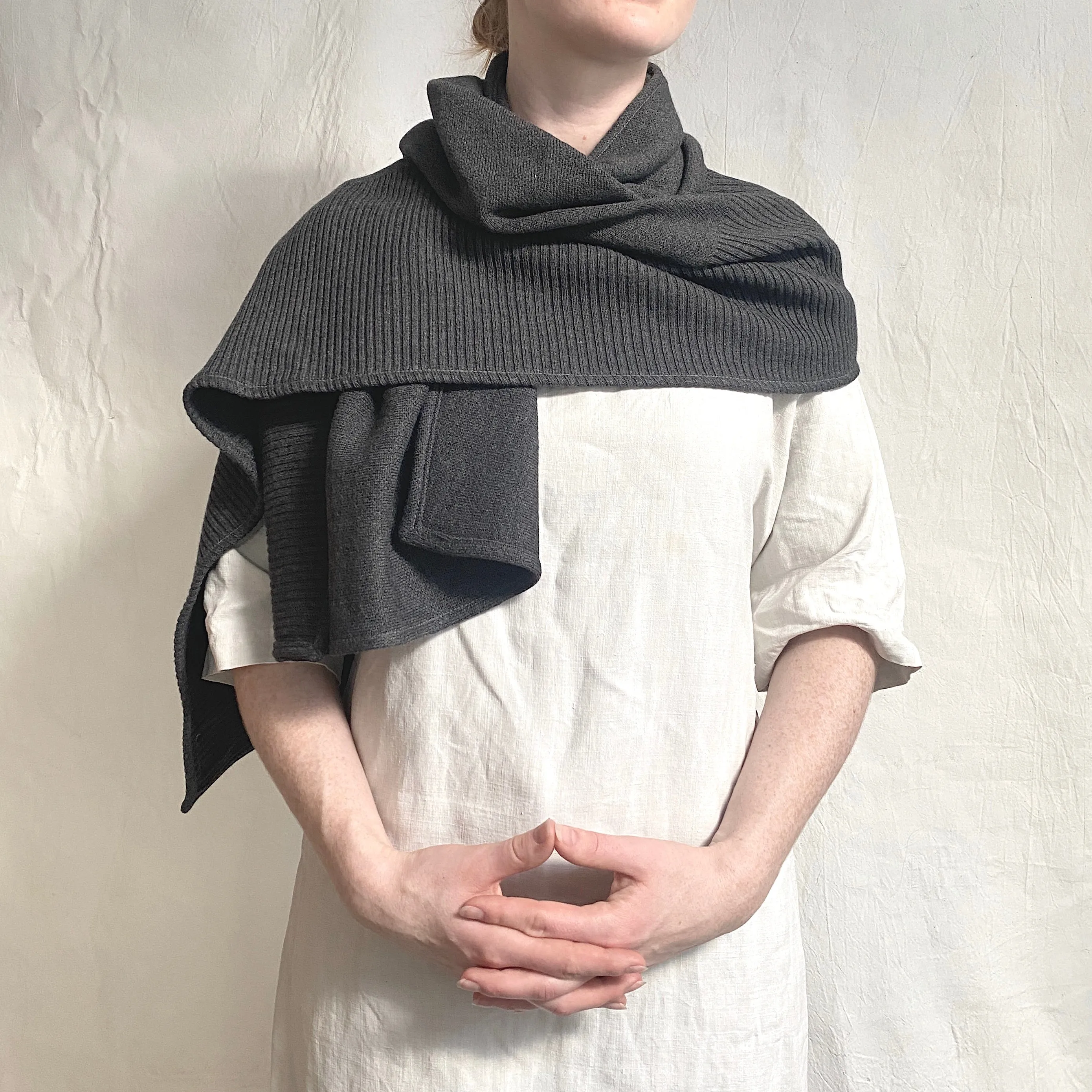 cozy shawls - ribbed