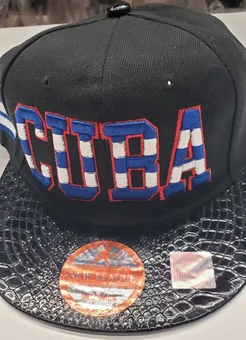 Cuba -- Snapback Baseball Cap -- Black