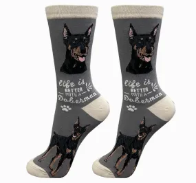 Doberman - Life is Better Socks