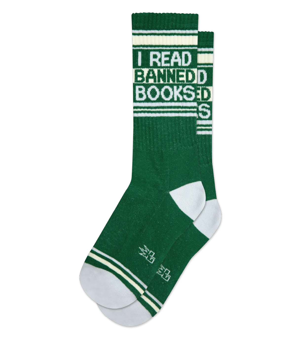 I Read Banned Books - Gym Crew Socks