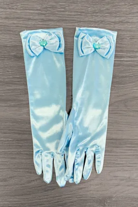 Light Blue Princess Gloves