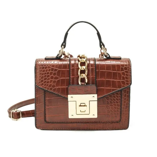 Luxury Small Cross Body Chain Rivet Handbag