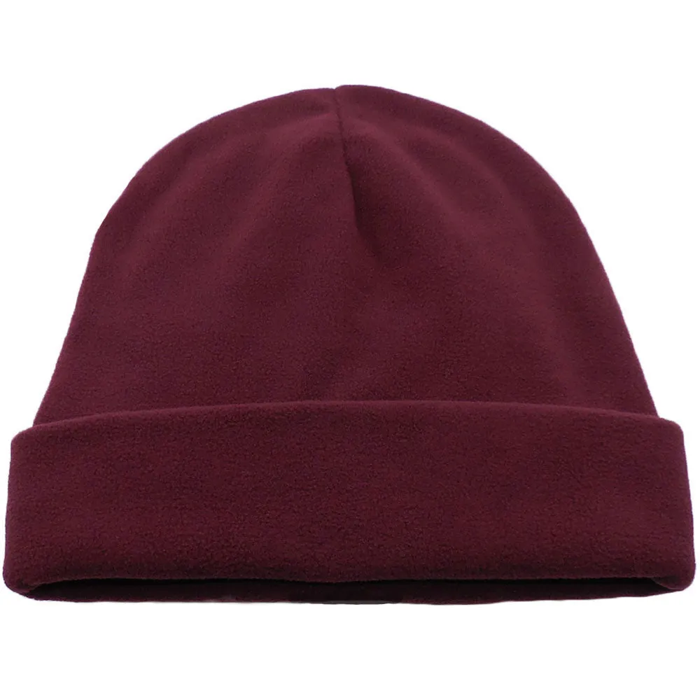 Maroon Comfort Fleece Hat