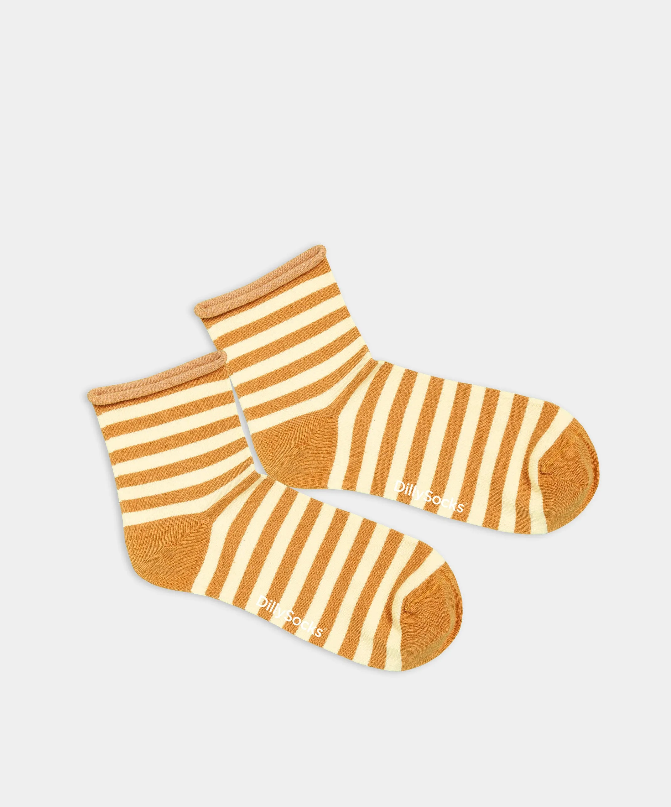 premium socks - stripy earth tones