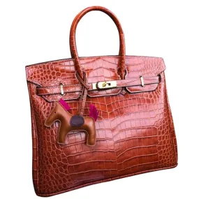 Shiny Alligator Pu Leather Handbag For Women