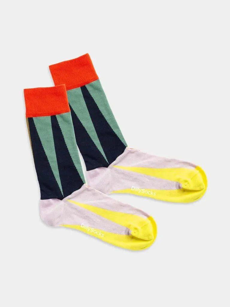 socks - pointed colors