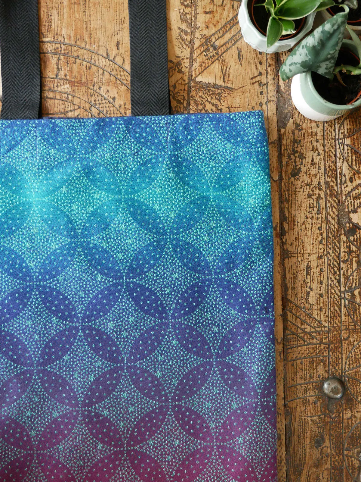 Starry Night Brew with Wild Silk Jacquard Tote Bag