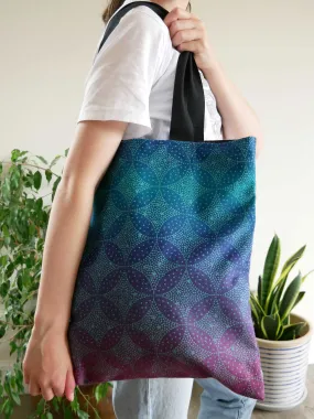 Starry Night Brew with Wild Silk Jacquard Tote Bag