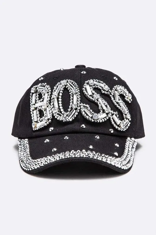 The Boss- Denim Baseball Cap