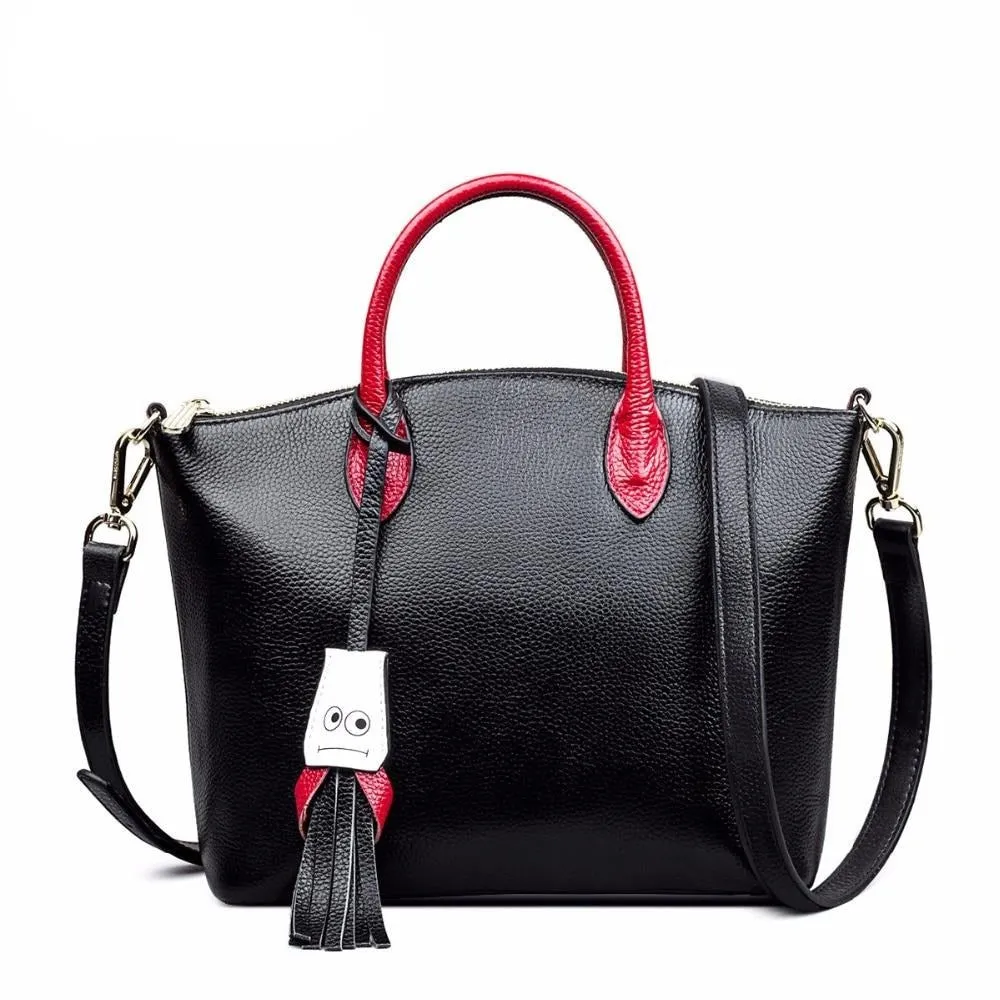 Tote Genuine Cross-body Leather Handbag