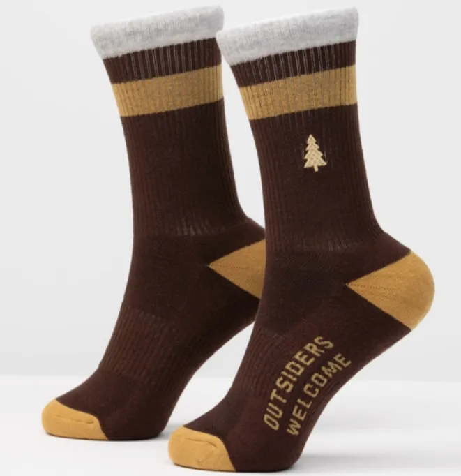 Tread Lightly Socks - Brown Out Of Doors Club