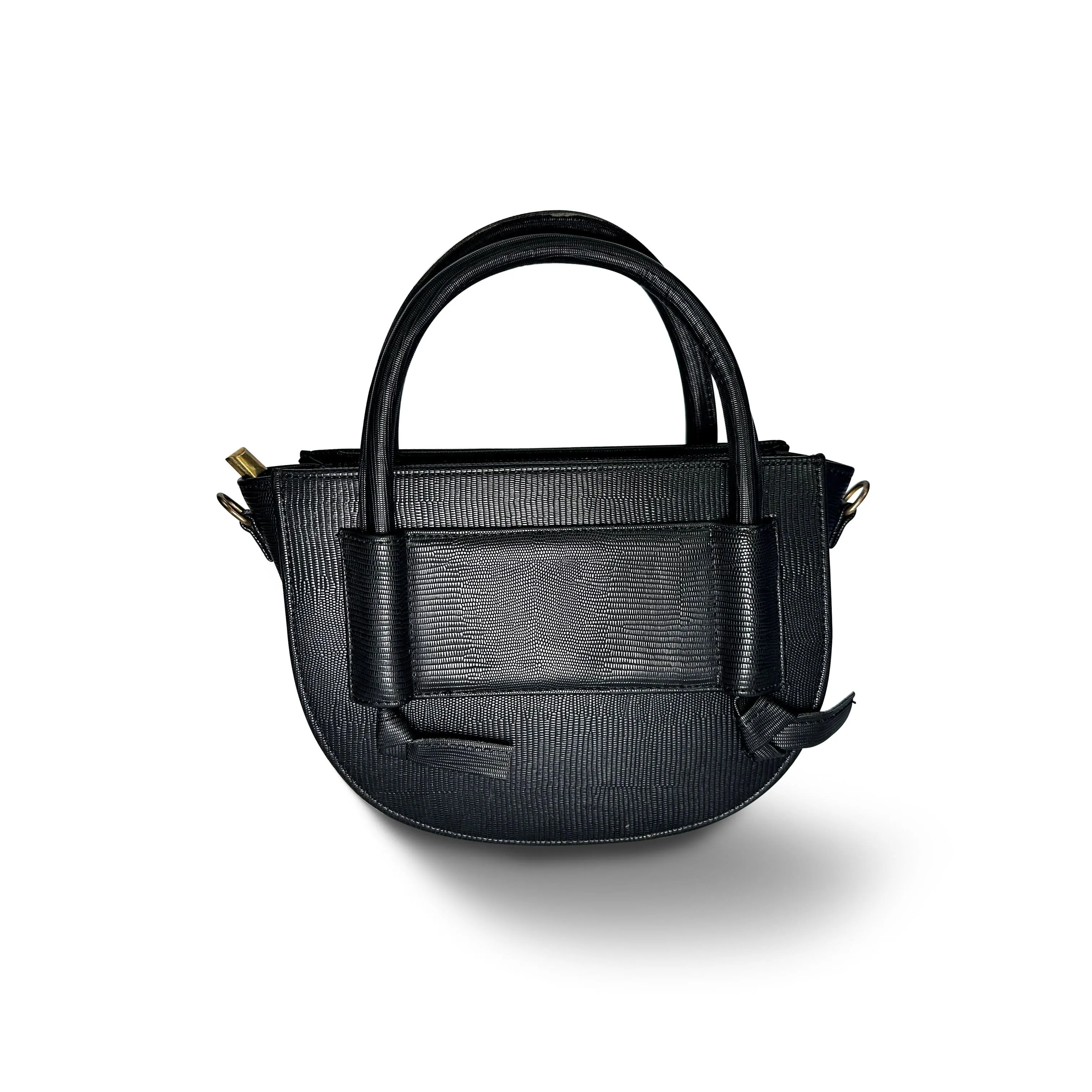 Trendy Black Handbag – Textured & Stylish Purse