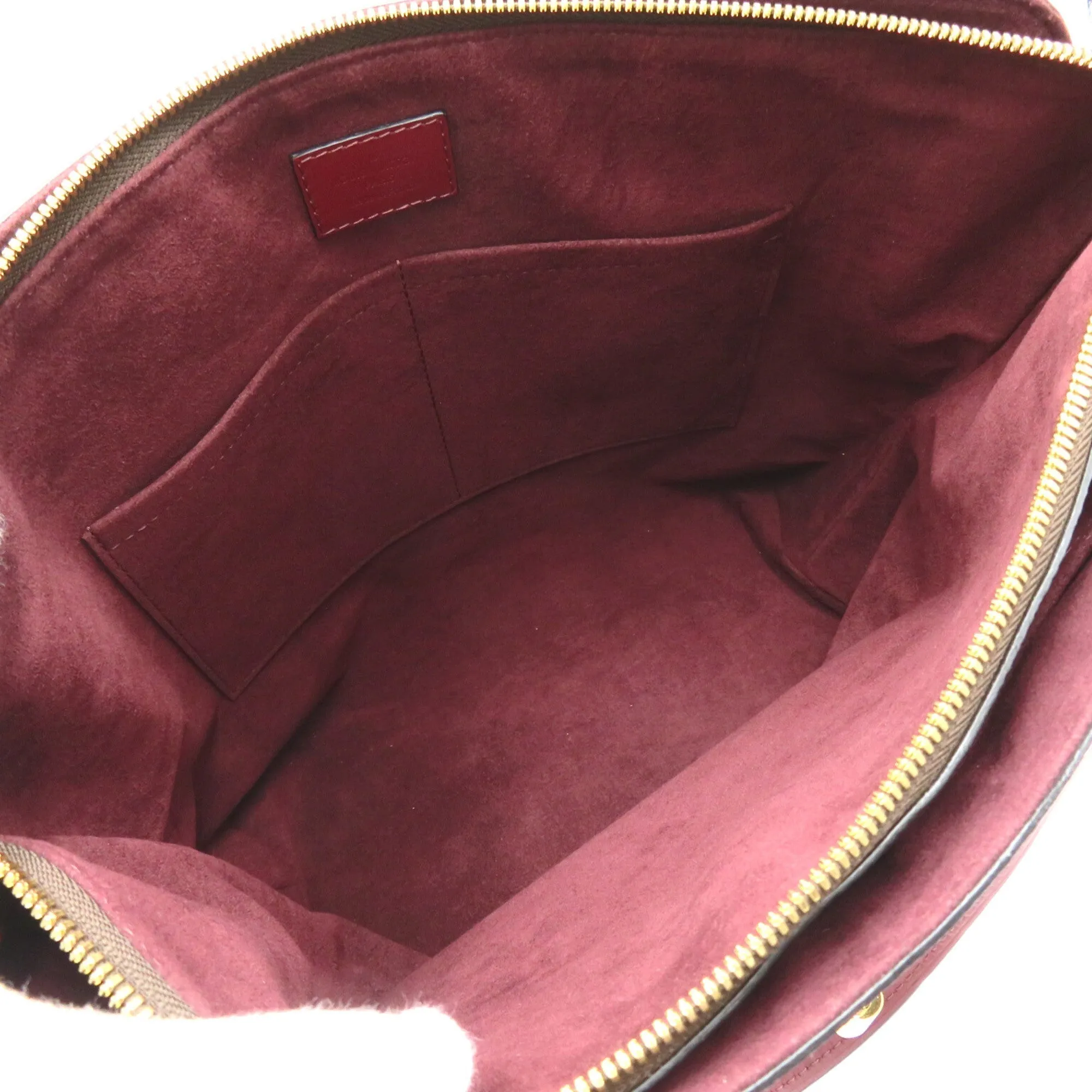 Trendy Inspired Louis Vuitton Flower Zip Tote Mm Brown Red Bordeaux Monogram Pvc Coated Canvas Leather M44348