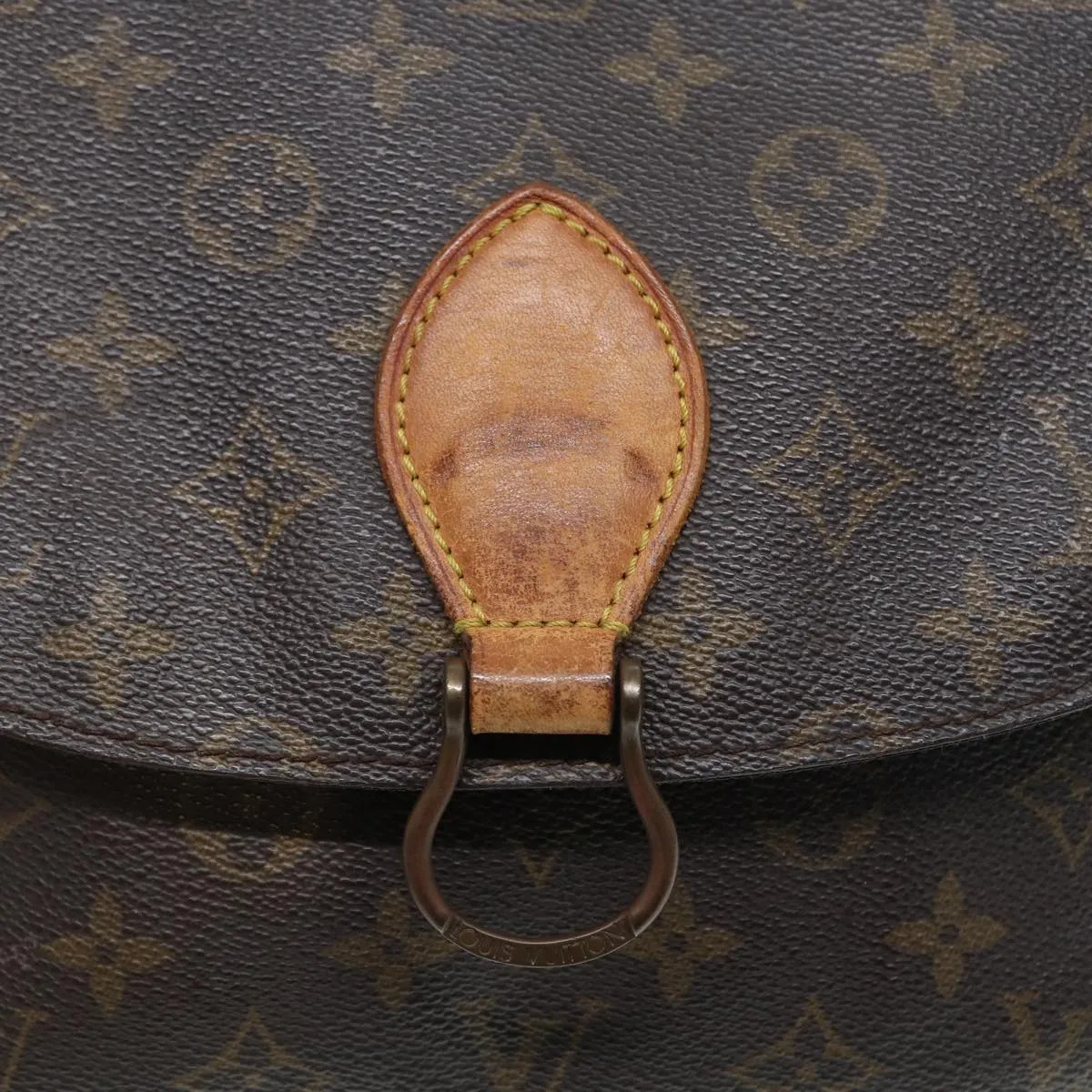 Trendy Inspired Louis Vuitton Monogram Saint Cloud Gm Shoulder Bag M51242 Lv Auth Hk1604