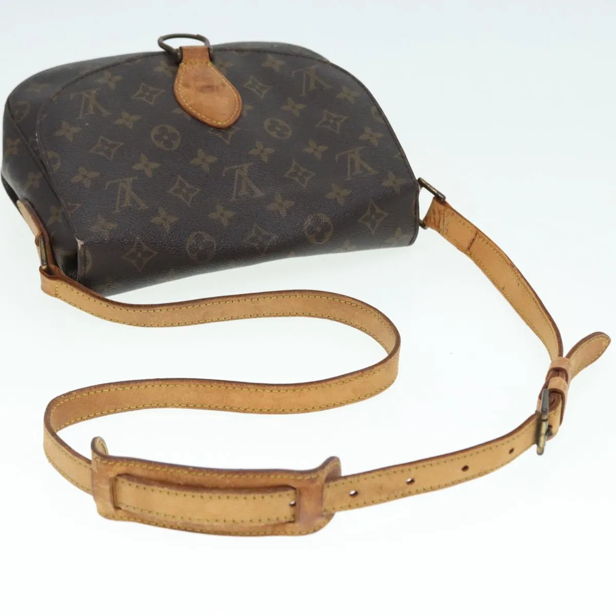 Trendy Inspired Louis Vuitton Monogram Saint Cloud Gm Shoulder Bag M51242 Lv Auth Hk1604