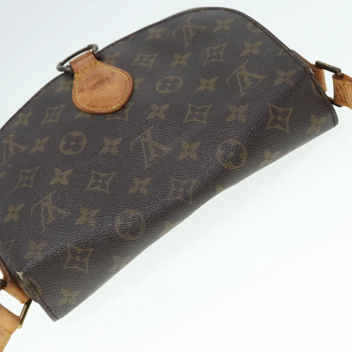 Trendy Inspired Louis Vuitton Monogram Saint Cloud Gm Shoulder Bag M51242 Lv Auth Hk1604