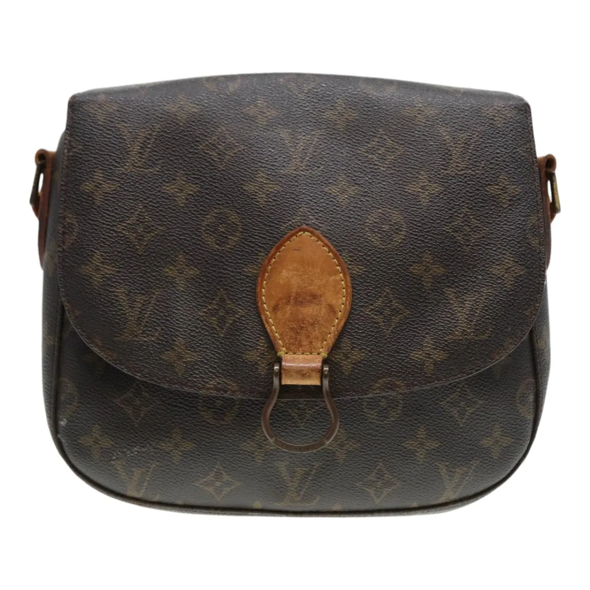 Trendy Inspired Louis Vuitton Monogram Saint Cloud Gm Shoulder Bag M51242 Lv Auth Hk1604