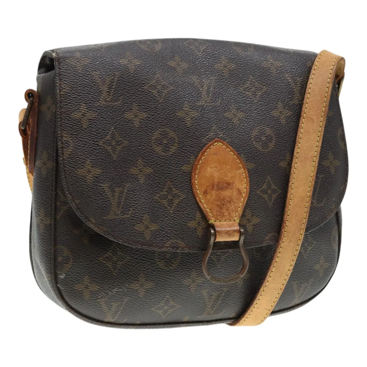 Trendy Inspired Louis Vuitton Monogram Saint Cloud Gm Shoulder Bag M51242 Lv Auth Hk1604