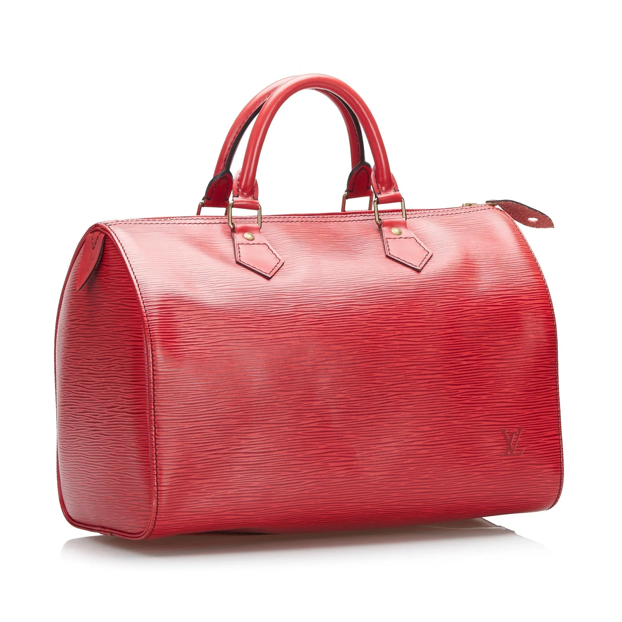 Trendy Inspired Louis Vuitton Speedy 30 Red Epi