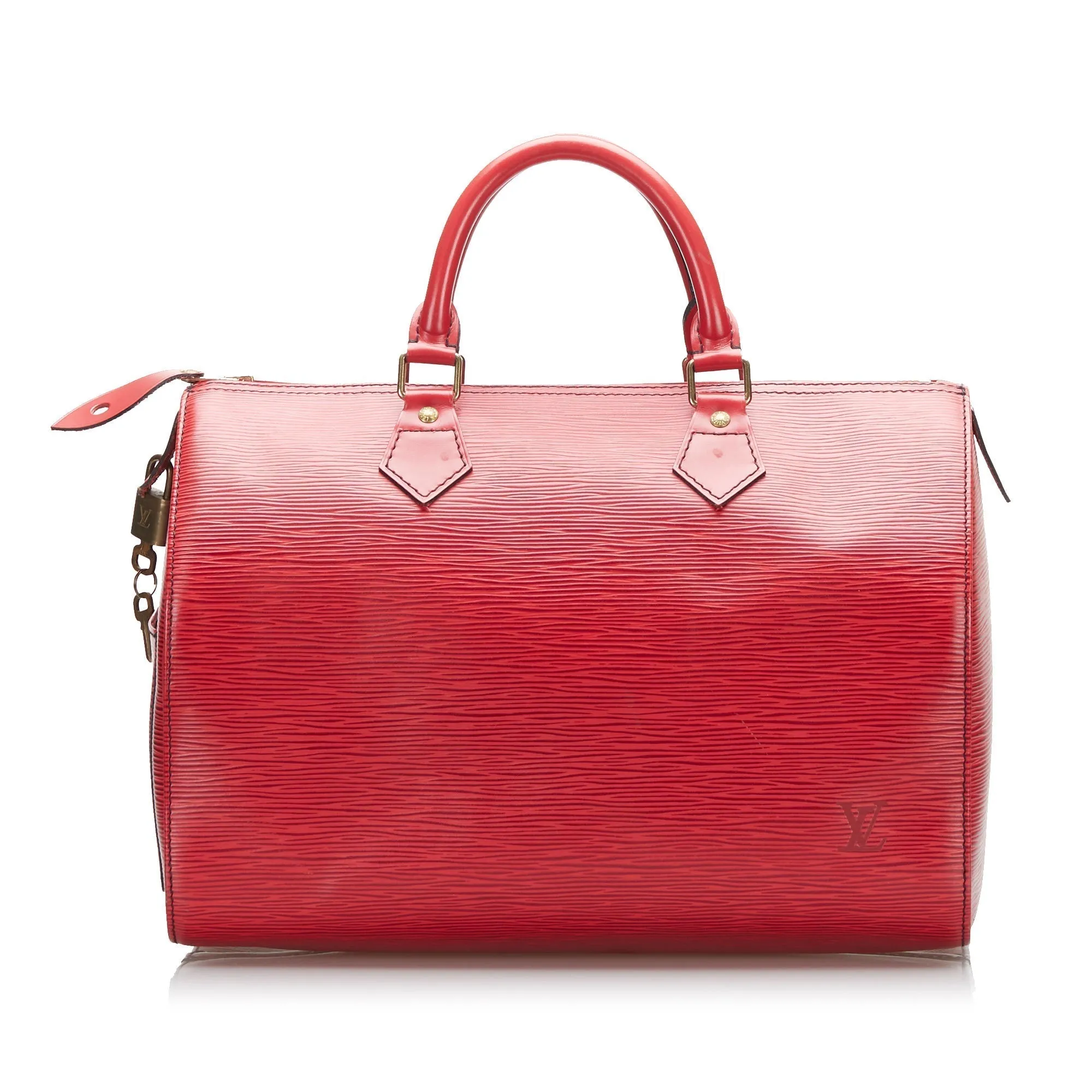 Trendy Inspired Louis Vuitton Speedy 30 Red Epi