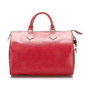 Trendy Inspired Louis Vuitton Speedy 30 Red Epi