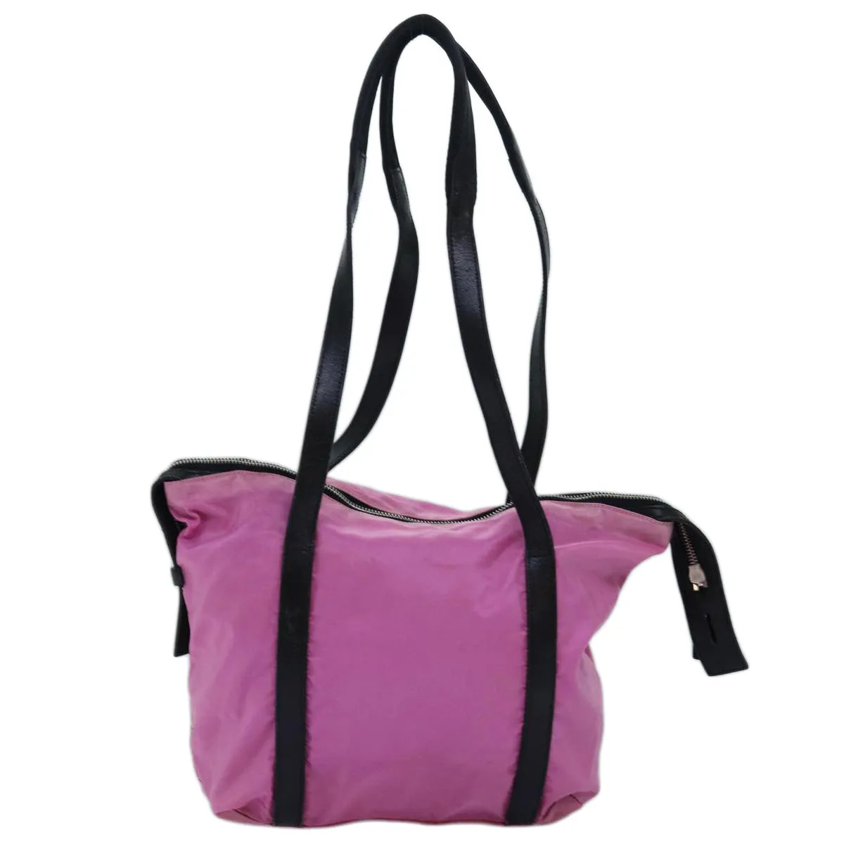 Trendy Inspired Prada Shoulder Bag Nylon Pink Auth 74400