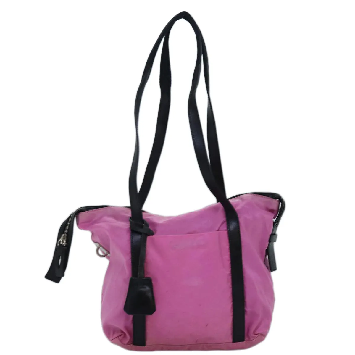 Trendy Inspired Prada Shoulder Bag Nylon Pink Auth 74400