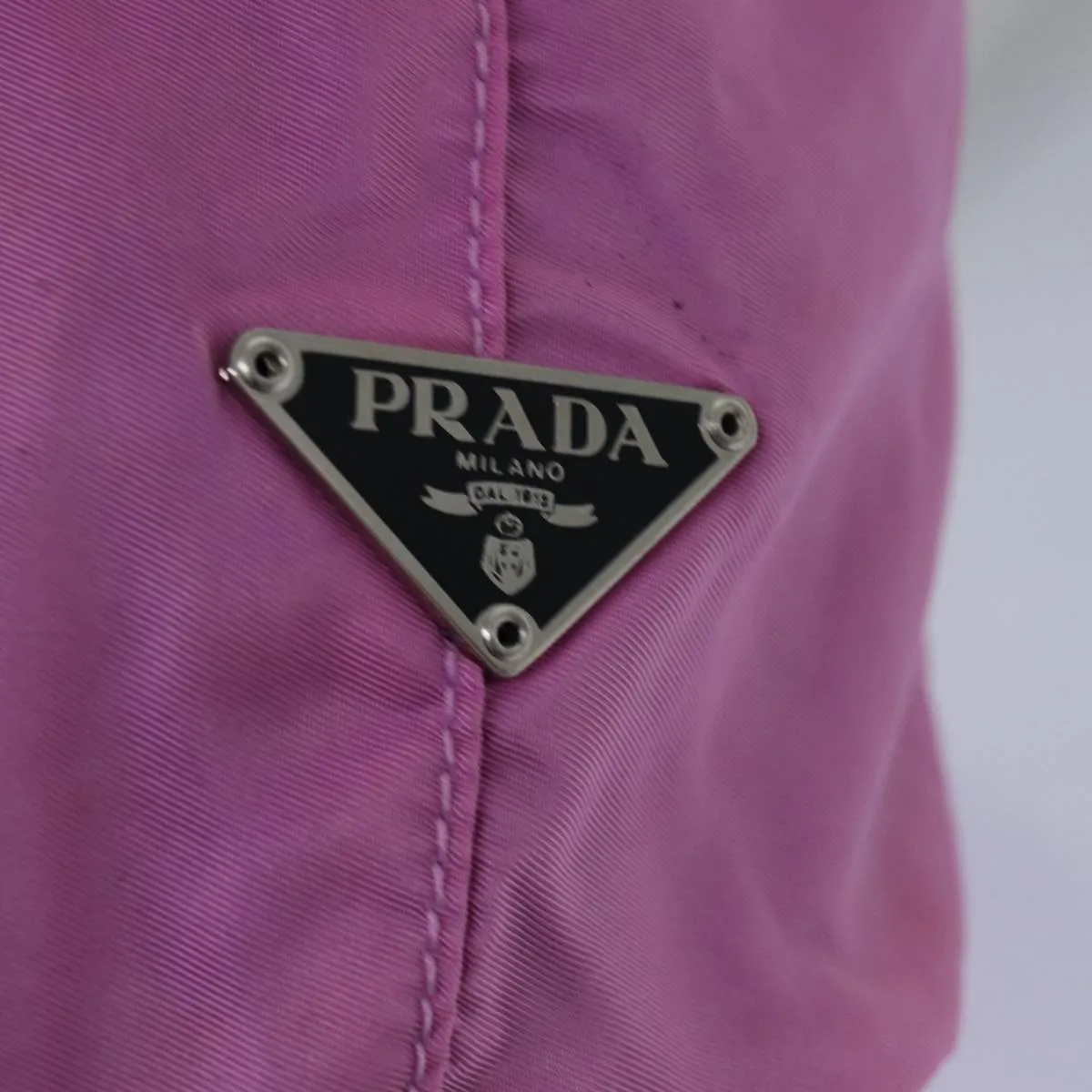 Trendy Inspired Prada Shoulder Bag Nylon Pink Auth 74400