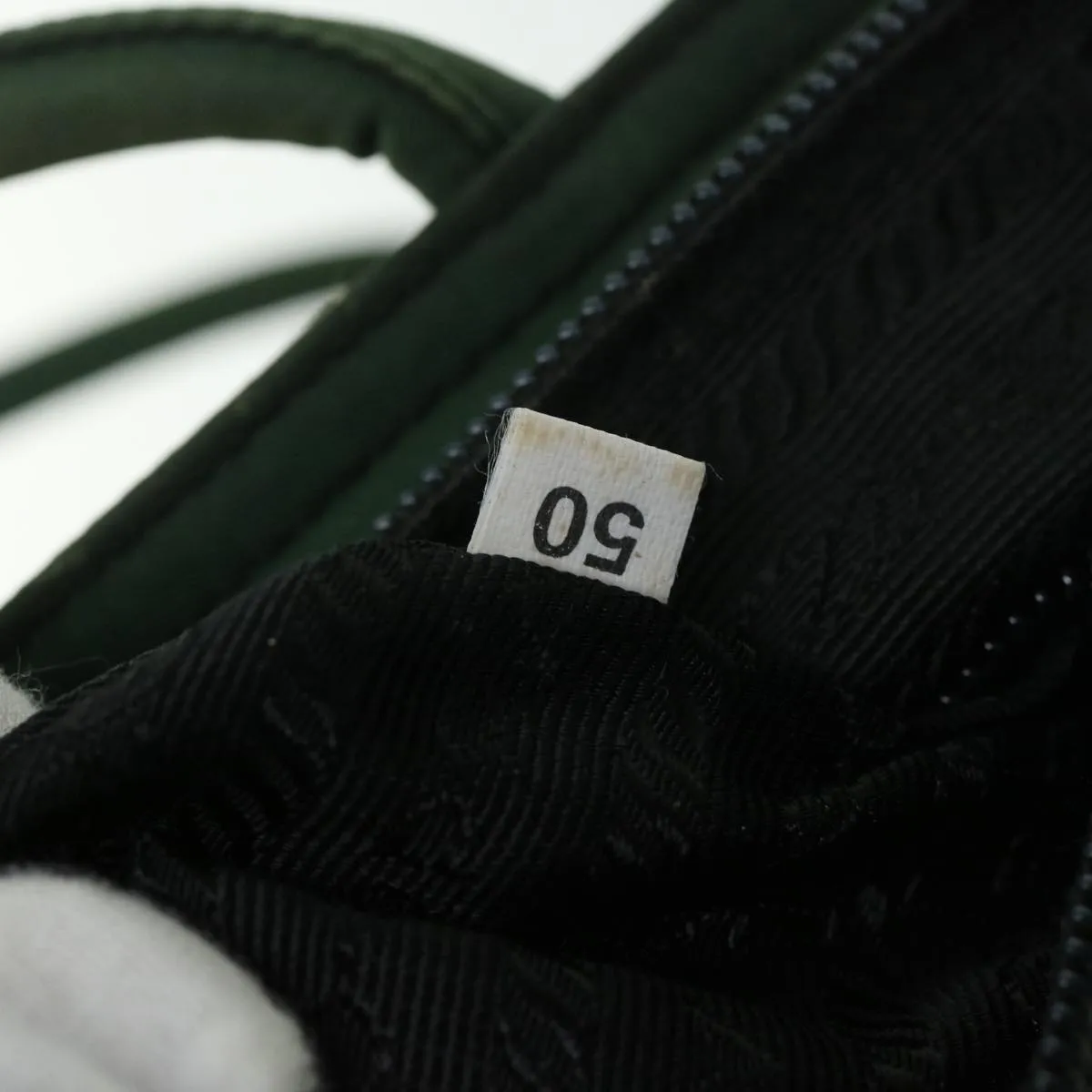 Trendy Inspired Prada Tote Bag Nylon Green Auth 66807