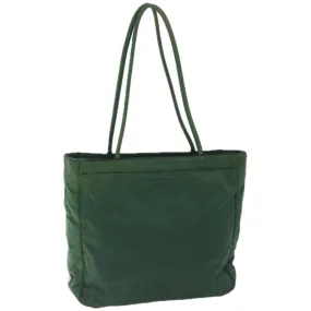 Trendy Inspired Prada Tote Bag Nylon Green Auth 66807