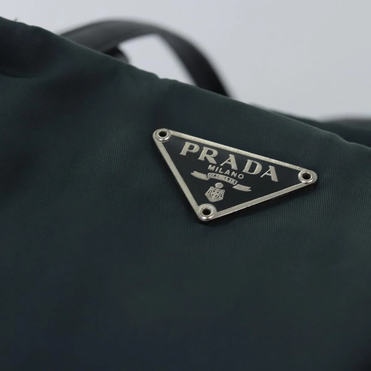 Trendy Inspired Prada Tote Bag Nylon Green Auth Fm3424