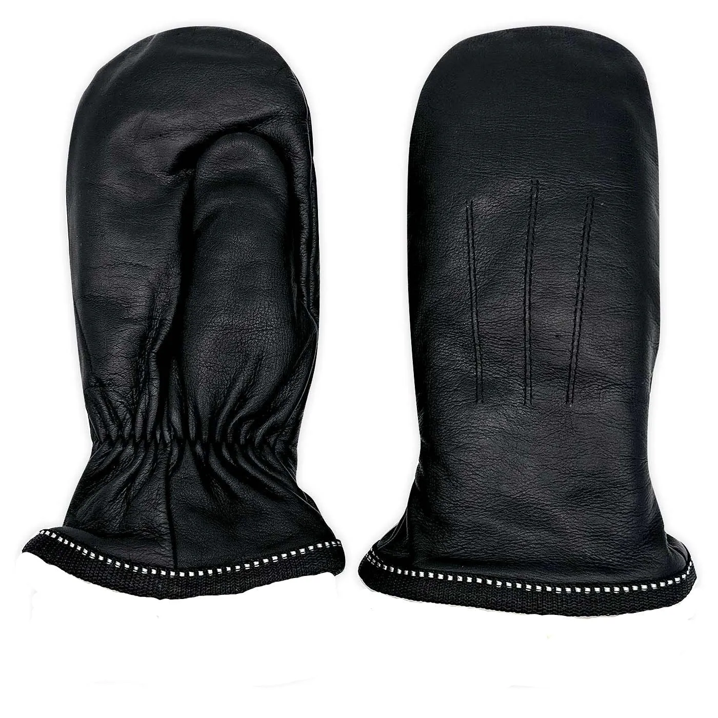 Unlined CLEARANCE Leather Mitten Cover for Men