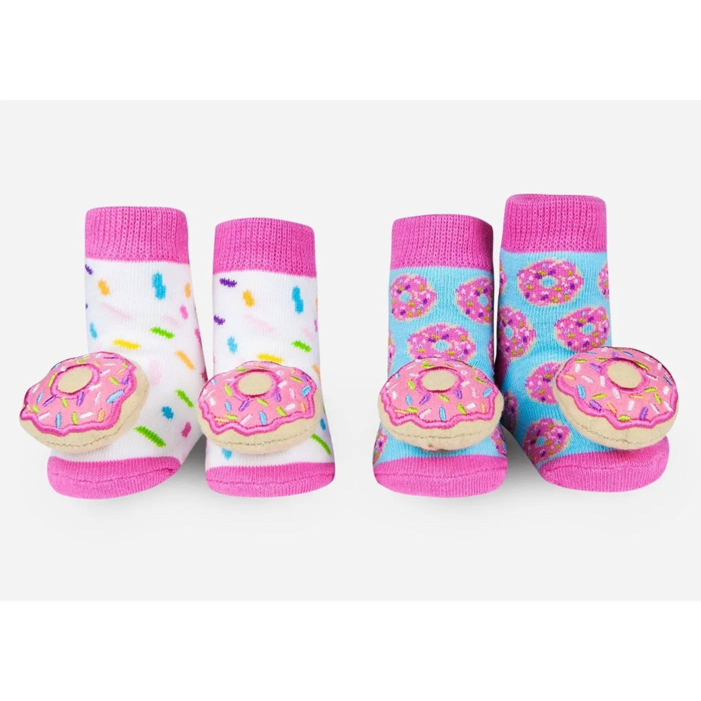 Waddle Donut Rattle Socks