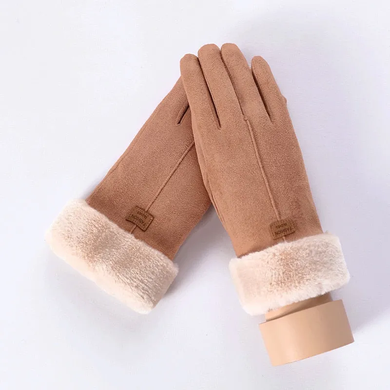 Women's Winter Warm Cashmere Gloves | Touch Screen Gloves