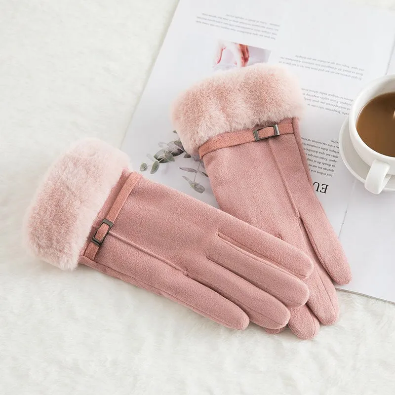 Women's Winter Warm Cashmere Gloves | Touch Screen Gloves