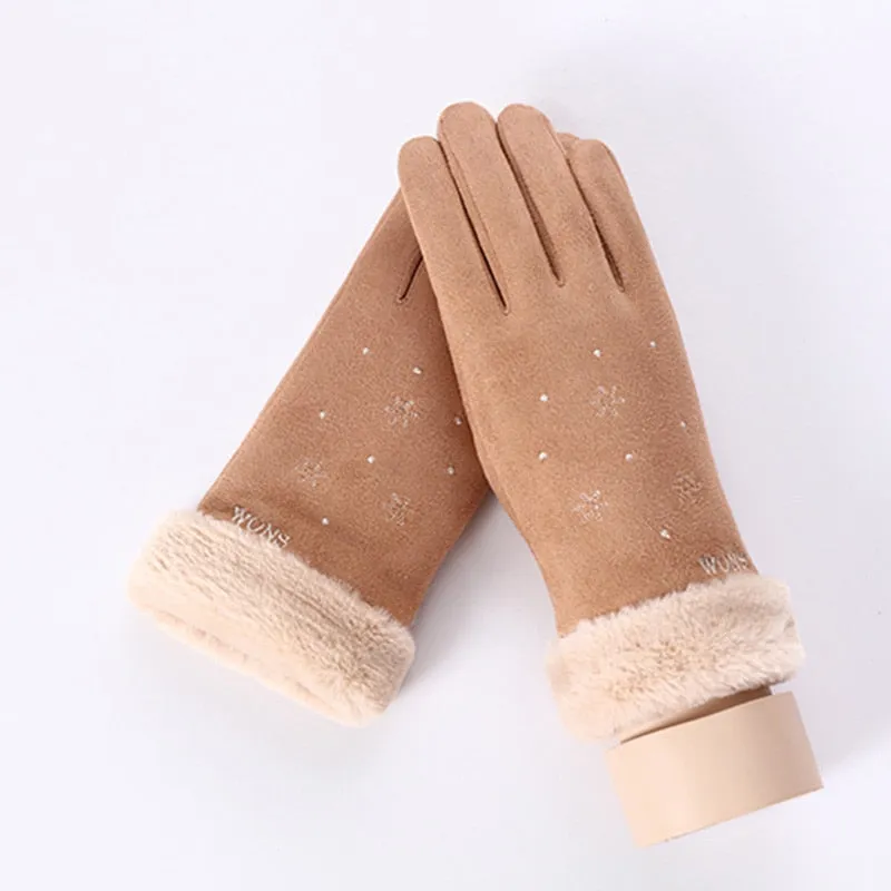 Women's Winter Warm Cashmere Gloves | Touch Screen Gloves