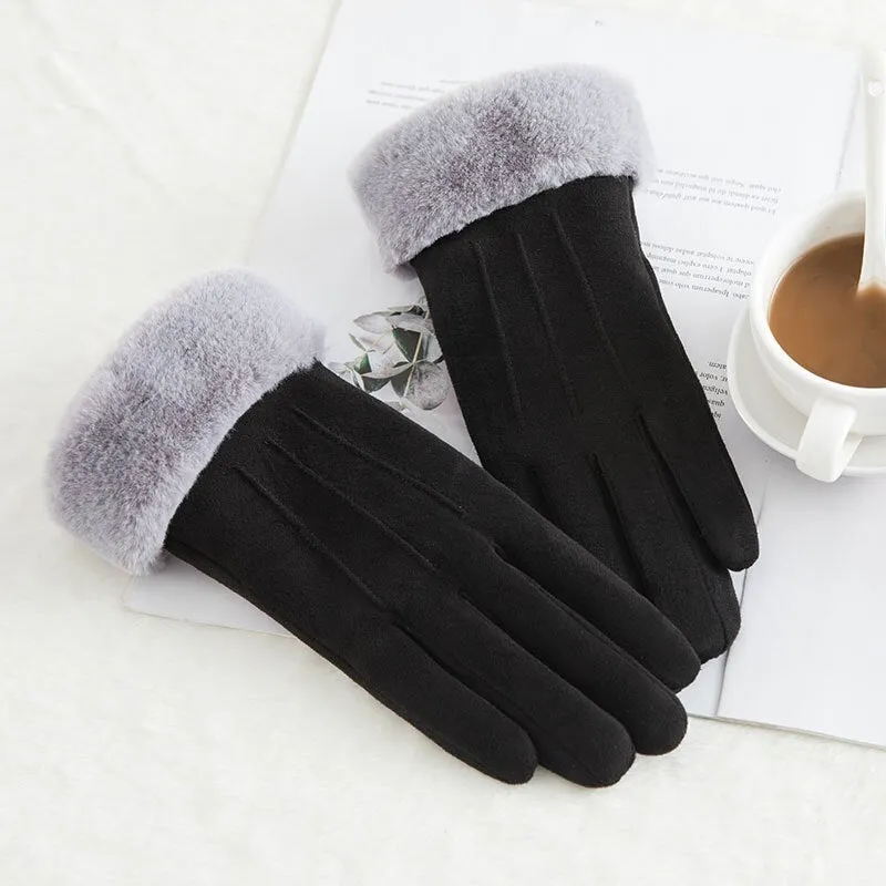 Women's Winter Warm Cashmere Gloves | Touch Screen Gloves