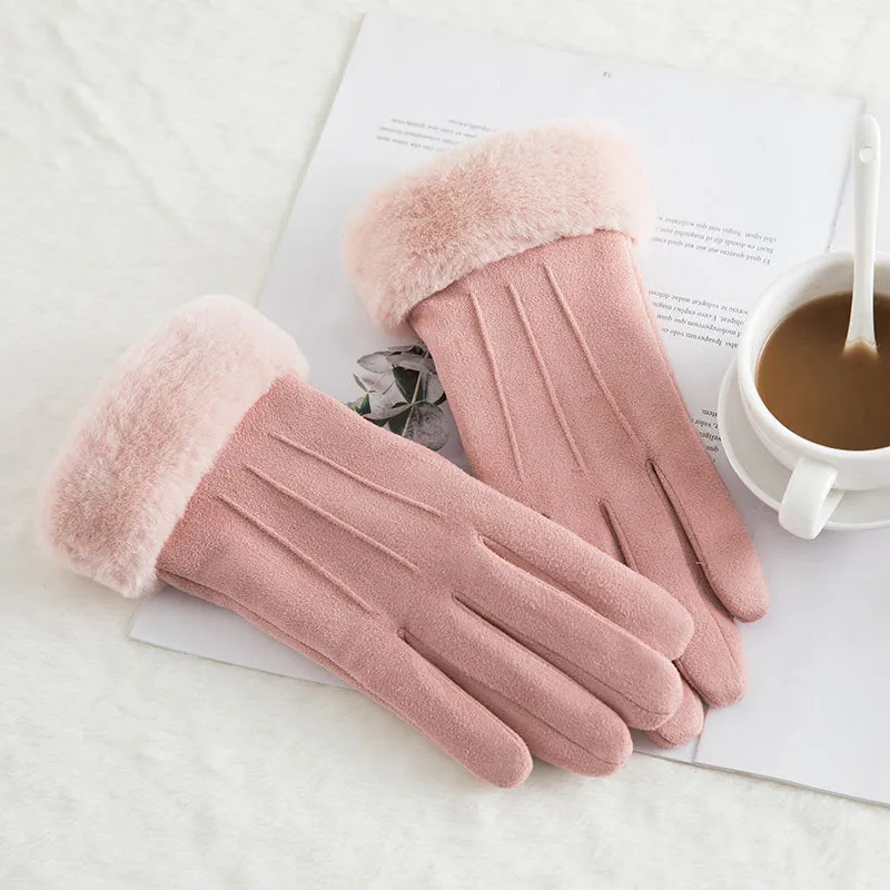 Women's Winter Warm Cashmere Gloves | Touch Screen Gloves